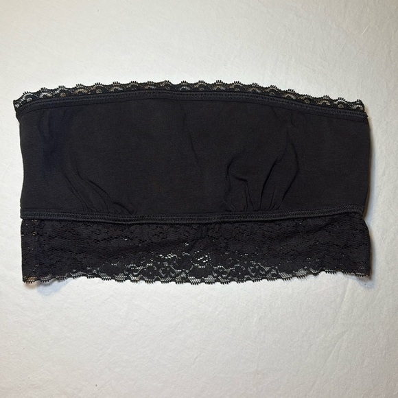 Victoria Secret PINK Women's Black Lace Sequined Bandeau 2013 Size Small NWOT - Picture 3 of 8